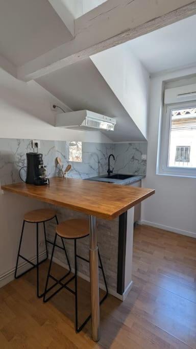 2E Grand Studio Agen Hyper Centre - Clim - Jacobins Bagian luar foto
